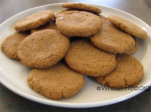 Wheat & gluten free Peanut Butter Cookies recipe #2
