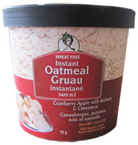 Glutenfreeda instant oatmeal cup product review