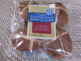 Sobeys Compliments gluten free hot cross buns product review