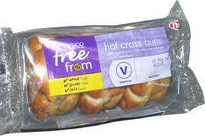 Wheat free and gluten free hot cross buns