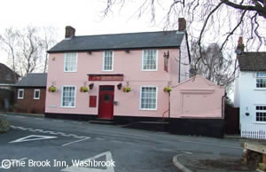 The Brook Inn, Washbrook gluten free pub food