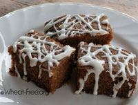 gluten free carrot cake for school lunches