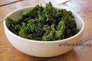 Wheat & gluten free Baked Kale Chips recipe