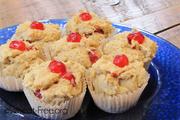 Wheat & gluten free Cherry Muffins recipe