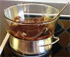 melting chocolate using bain marie technique