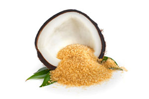 Coconut palm sugar -  natural gluten free sweetener