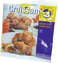 Wheat free and gluten free croissants