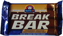 Wheat free and gluten free Glutano Break Bar