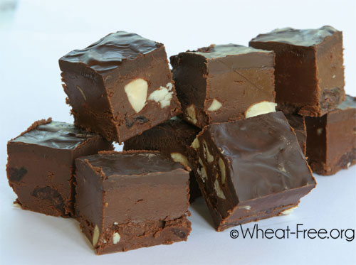 Wheat & gluten free Chocolate Cherry Fudge recipe Wheat & gluten free Chocolate Cherry Fudge recipe