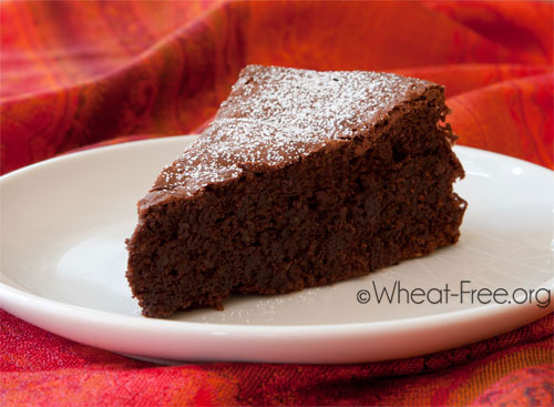 Wheat/gluten free Flourless Chocolate Cake recipe | Wheat-free.org Wheat/gluten free Flourless Chocolate Cake recipe | Wheat-free.org