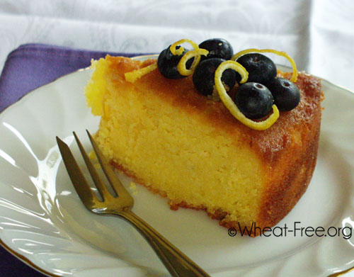 Wheat/gluten free Lemon Ricotta Cake recipe | Wheat-free.org