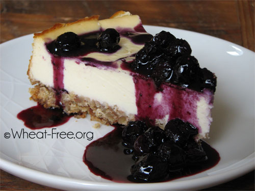 Gluten free New York style cheesecake recipe