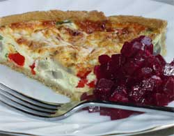 Wheat & gluten free Pepper & Mushroom Flan recipe Wheat & gluten free Pepper & Mushroom Flan recipe