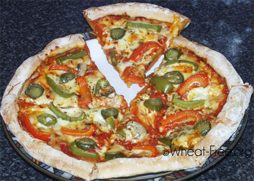 Wheat & gluten free Pizza Crust recipe