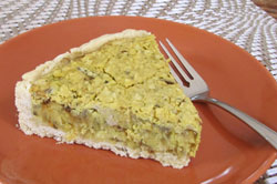 gluten free vegan creamy quiche