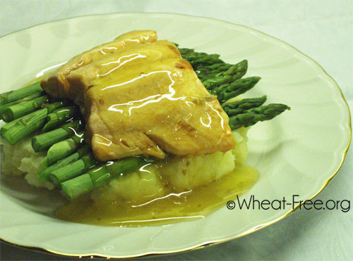 Wheat & gluten free Chunky Trout Fillets on Mash recipe