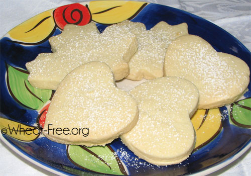 Wheat/gluten free Vanilla Shortbread recipe