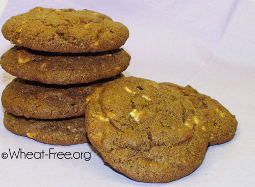 Wheat/gluten free White Chocolate Chip Cookies recipe