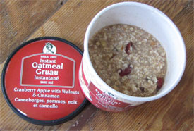 Glutenfreeda instant oatmeal cup product review