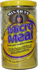 Wheat free and gluten free Chicken Biriani & Korma sauce ready meal