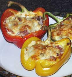 Wheat & gluten free Stuffed peppers recipe