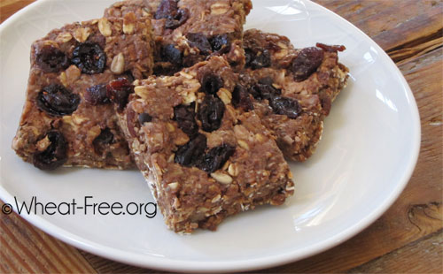 Wheat & gluten free Chocolate protein energy bars recipe