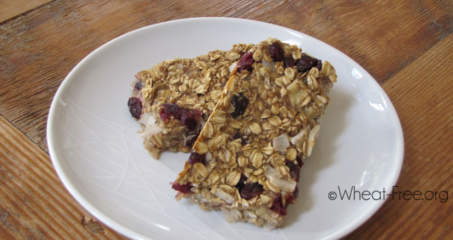 Banana oat energy bars