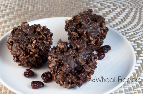 Wheat & gluten free Chocolate Puffs recipe