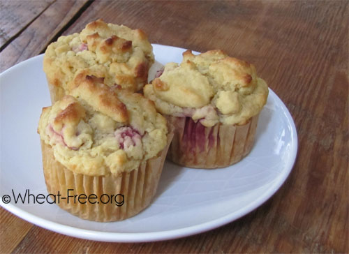 Wheat/gluten free Raspberry Muffin recipe