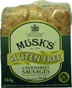 Musk's (wheat &) gluten free Newmarket sausages review