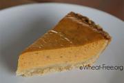 Wheat & gluten free Pumpkin Pie recipe