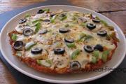 Wheat & gluten free Pizza (rice based crust) recipe