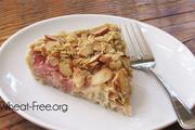 Wheat free Rhubarb & Custard Pie recipe