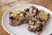 Wheat & gluten free apple berry oat bars recipe