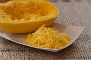 Wheat & gluten free Spaghetti Squash preparation instructions